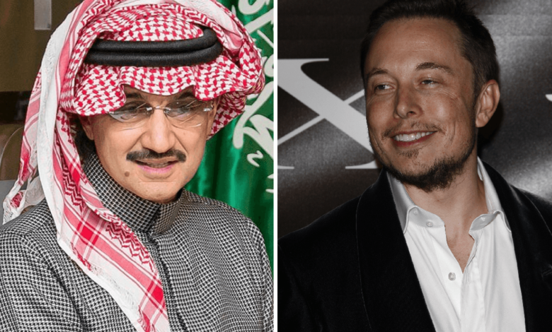 "משקיע התקשורת הגדול" של מאסק הוא נסיך סעודי