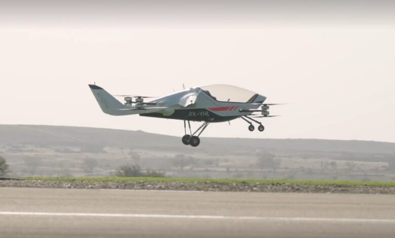 כחול לבן בשמיים: רכב מעופף ישראלי צלח נסיעת מבחן